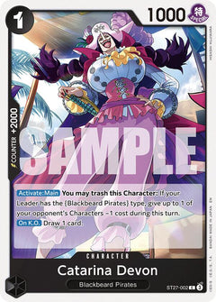 Catarina Devon [ST-27 - ST27-002] - Starter Deck 27: BLACK Marshall.D.Teach