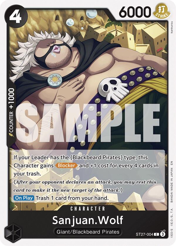 Sanjuan.Wolf [ST-27 - ST27-004] - Starter Deck 27: BLACK Marshall.D.Teach