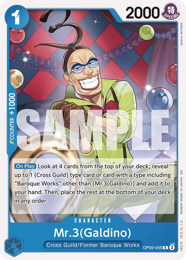 Mr.3(Galdino) (Reprint) [ST-25 - OP09-056] - Starter Deck 25: BLUE Buggy