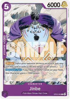 Jinbe (Reprint) [ST-26 - OP05-066] - Starter Deck 26: PURPLE/BLACK Monkey.D.Luffy