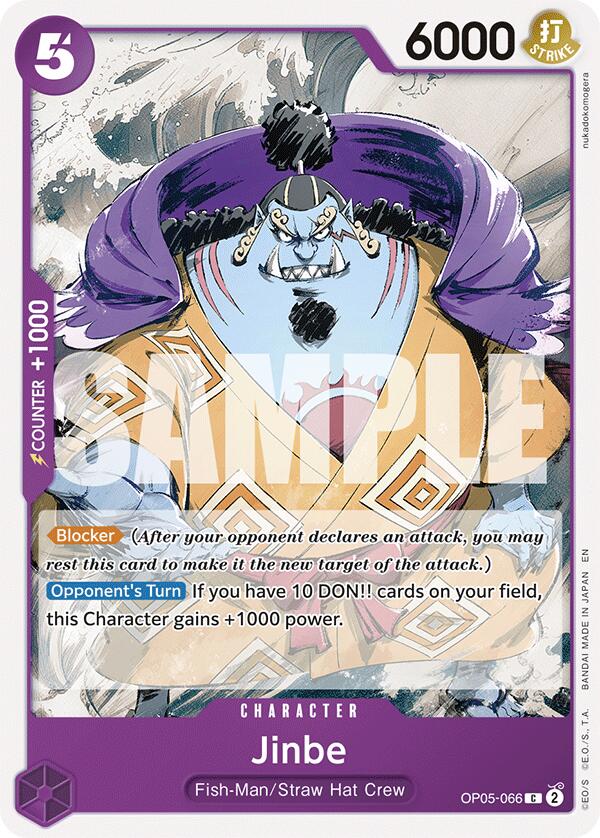 Jinbe (Reprint) [ST-26 - OP05-066] - Starter Deck 26: PURPLE/BLACK Monkey.D.Luffy