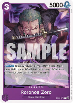 Roronoa Zoro (Reprint) [ST-26 - OP09-076] - Starter Deck 26: PURPLE/BLACK Monkey.D.Luffy