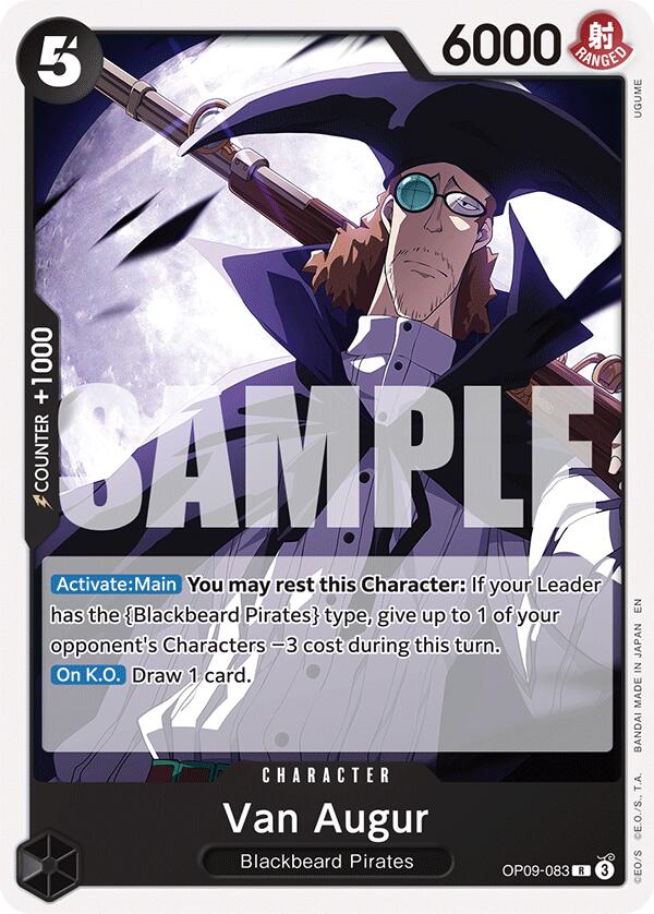 Van Augur (Reprint) [ST-27 - OP09-083] - Starter Deck 27: BLACK Marshall.D.Teach