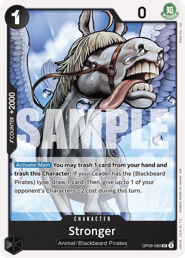 Stronger (Reprint) [ST-27 - OP09-089] - Starter Deck 27: BLACK Marshall.D.Teach