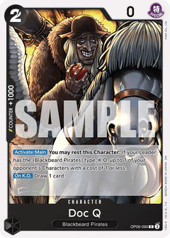 Doc Q (Reprint) [ST-27 - OP09-090] - Starter Deck 27: BLACK Marshall.D.Teach