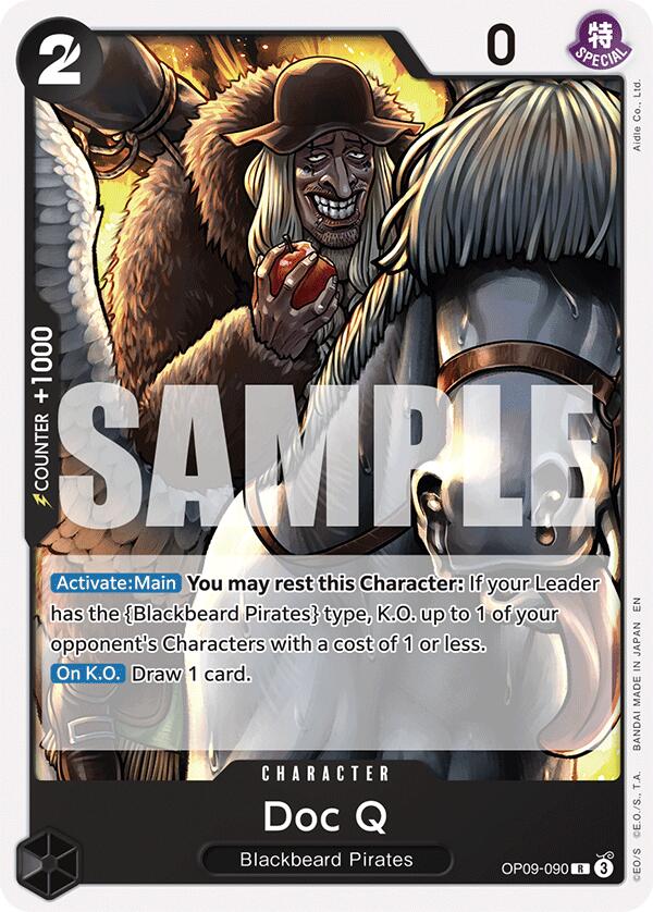 Doc Q (Reprint) [ST-27 - OP09-090] - Starter Deck 27: BLACK Marshall.D.Teach
