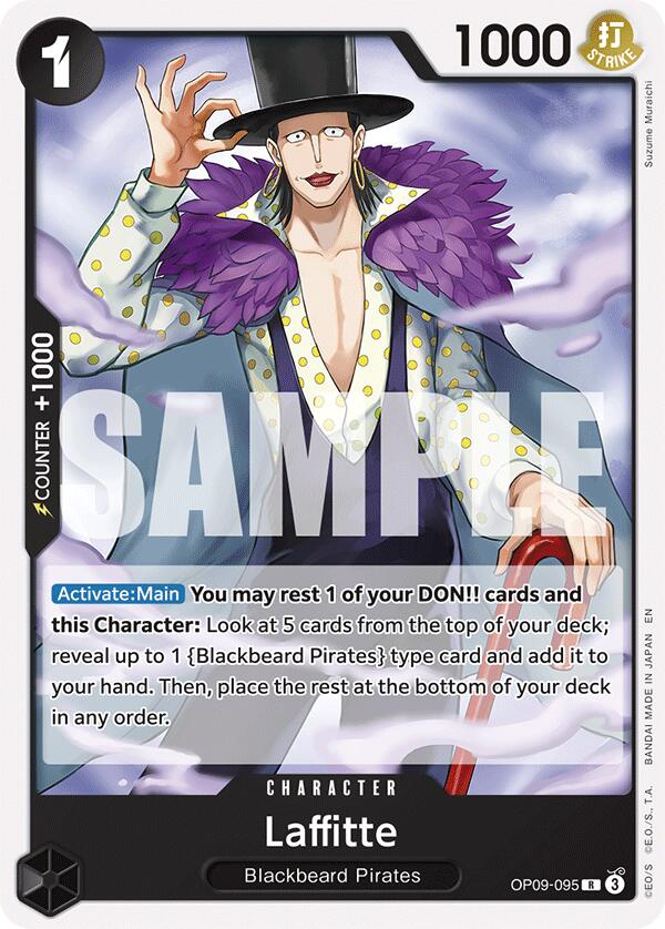 Laffitte (Reprint) [ST-27 - OP09-095] - Starter Deck 27: BLACK Marshall.D.Teach