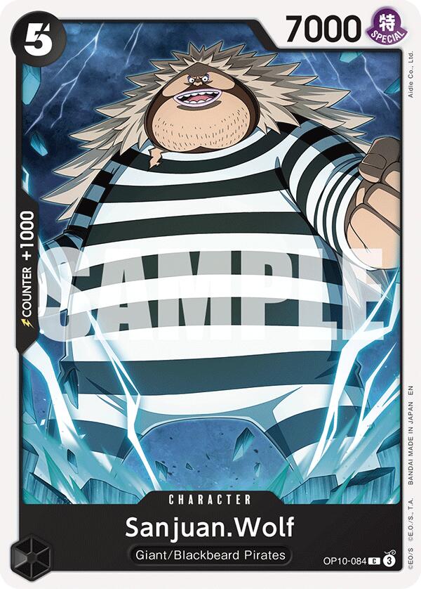 Sanjuan.Wolf (Reprint) [ST-27 - OP10-084] - Starter Deck 27: BLACK Marshall.D.Teach