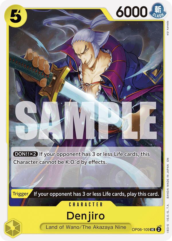 Denjiro (Reprint) [ST-28 - OP06-109] - Starter Deck 28: GREEN/YELLOW Yamato