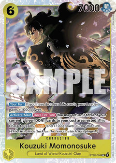 Kouzuki Momonosuke [ST-28 - ST28-004] - Starter Deck 28: GREEN/YELLOW Yamato