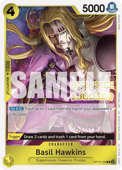 Basil Hawkins (Judge Pack Vol. 6) [OP-PR - OP10-109] Rare - Bandai