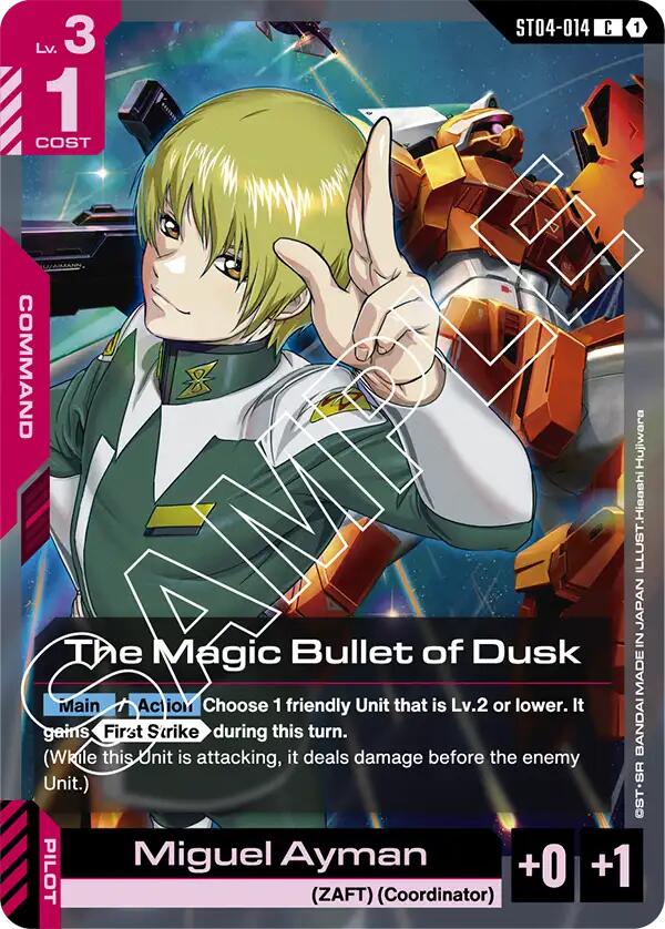 The Magic Bullet of Dusk