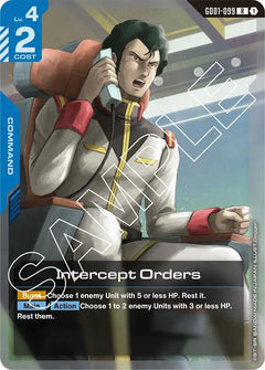 Intercept Orders