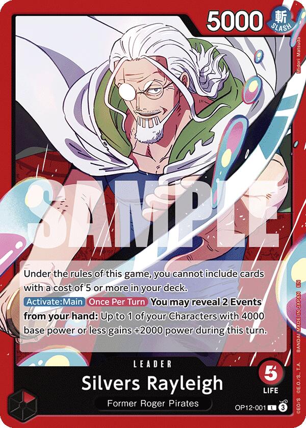 Silvers Rayleigh [OP12 - OP12-001] - Legacy of the Master