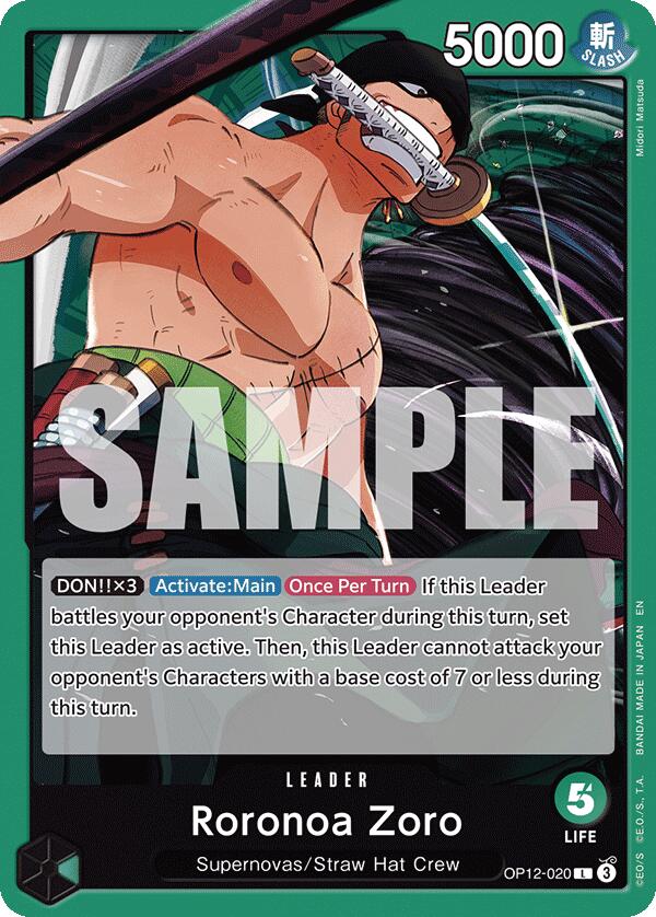 Roronoa Zoro (020) [OP12 - OP12-020] - Legacy of the Master