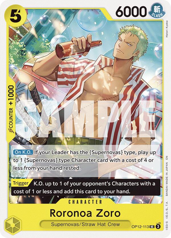 Roronoa Zoro (113) [OP12 - OP12-113] - Legacy of the Master