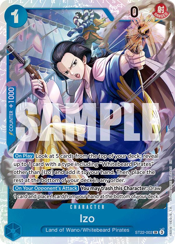 Izo [ST-22 - ST22-002] Super Rare - Bandai
