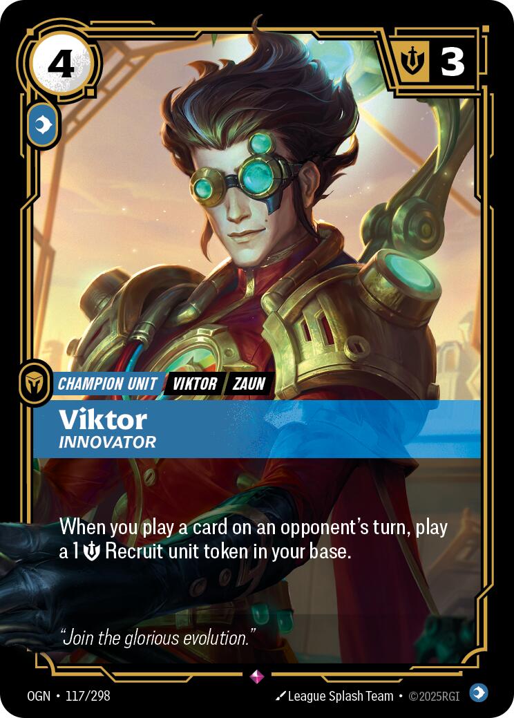 Viktor, Innovator