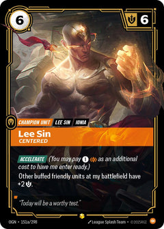 Lee Sin, Centered (Alternate Art)