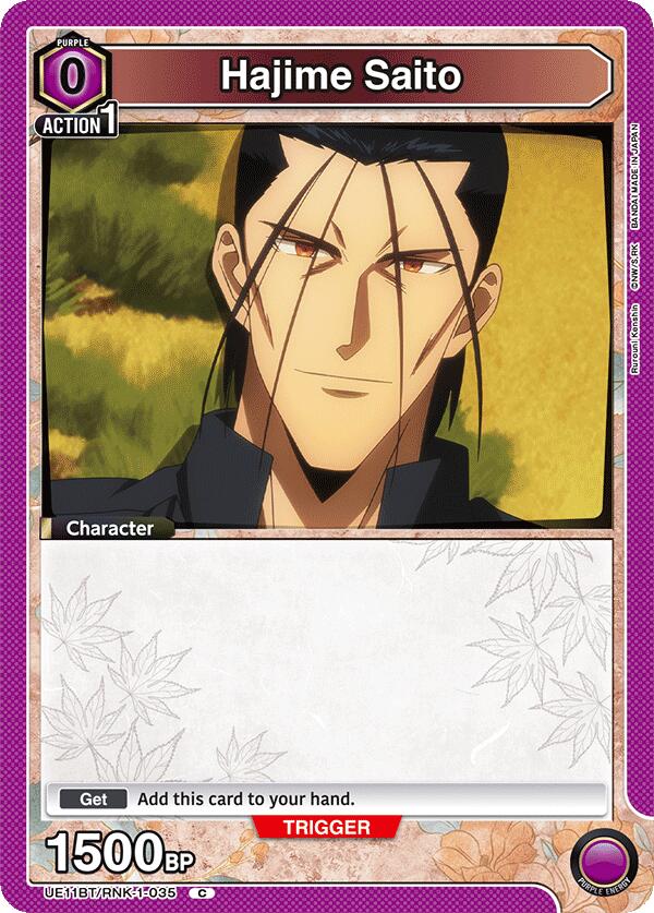 Hajime Saito (035) (Box Topper Foil)