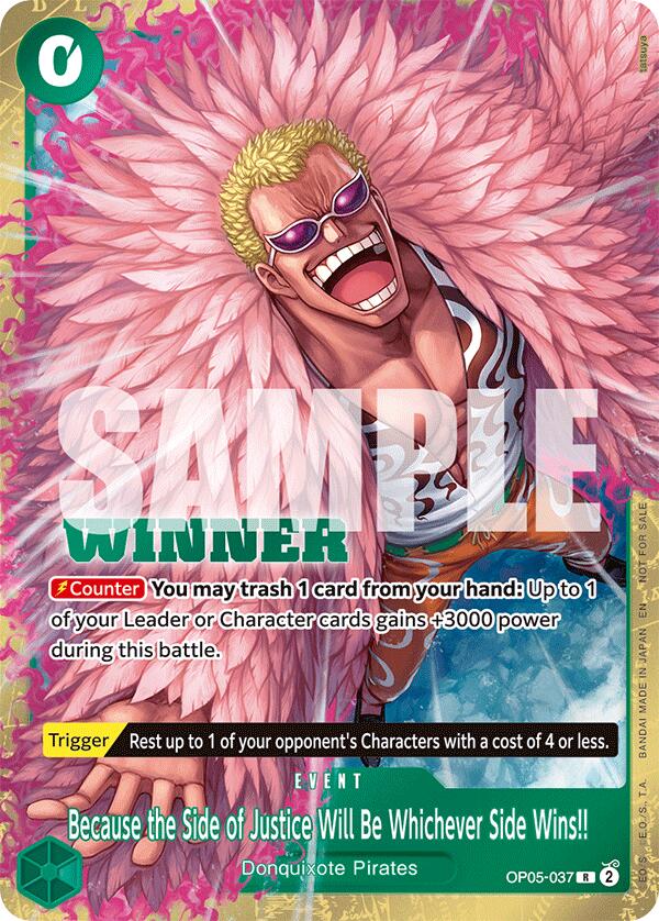 Because the Side of Justice Will Be Whichever Side Wins!! (Winner Pack 2025 Vol. 4)
