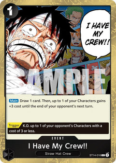 I Have My Crew!! (Pirate Foil) [PRB-02 - ST14-016] - Premium Booster -The Best- Vol. 2