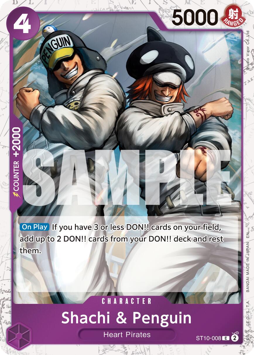 Shachi & Penguin (Pirate Foil) [PRB-02 - ST10-008] - Premium Booster -The Best- Vol. 2