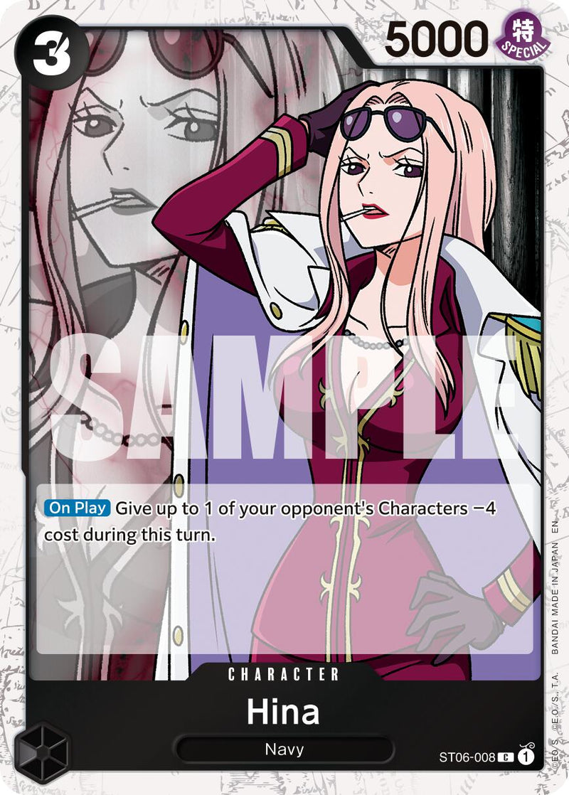 Hina (Pirate Foil) [PRB-02 - ST06-008] - Premium Booster -The Best- Vol. 2