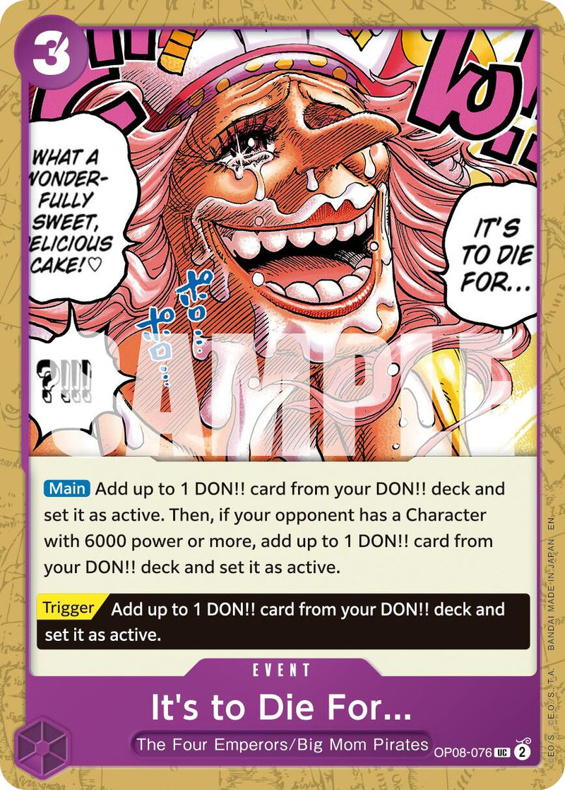 It's to Die For (Reprint)
