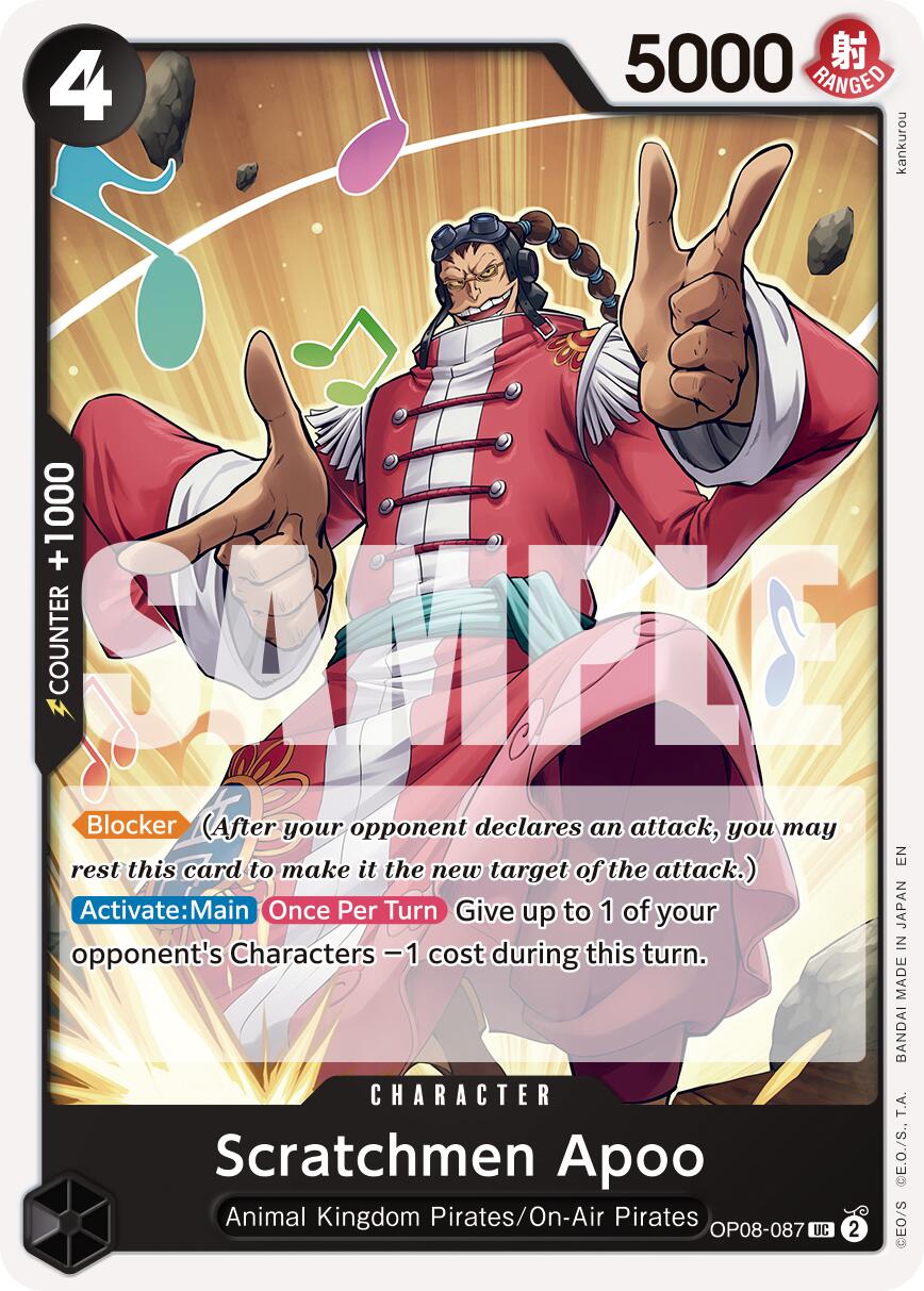 Scratchmen Apoo - OP08-087 (Reprint) [PRB-02 - OP08-087] - Premium Booster -The Best- Vol. 2