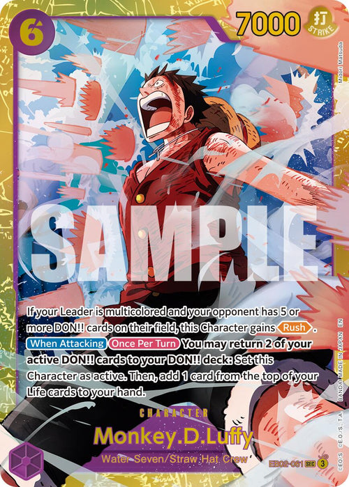 Monkey.D.Luffy - EB02-061 (Reprint) [PRB-02 - EB02-061] Secret Rare ...