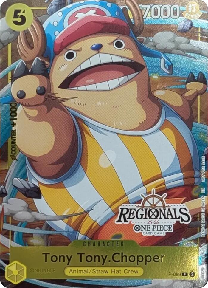 Tony Tony.Chopper (CS 25-26 Regionals Textured Chase Promo) [OP-PR - P-089] Promo - Bandai