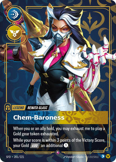 Renata Glasc, Chem-Baroness