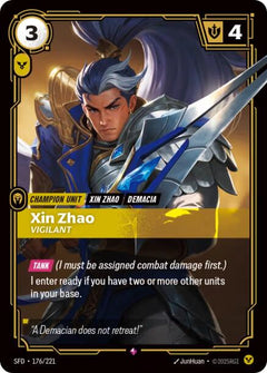 Xin Zhao, Vigilant
