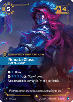 Renata Glasc, Mastermind (Alternate Art)