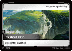 Rockfall Path