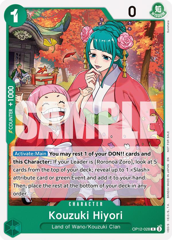Kouzuki Hiyori (Tournament Pack 2026 Vol. 1) [OP-PR - OP12-028] - One Piece Promotion Cards