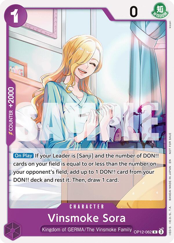 Vinsmoke Sora (Tournament Pack 2026 Vol. 1) [OP-PR - OP12-062] - One Piece Promotion Cards
