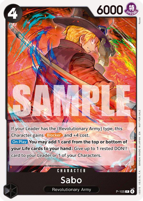 Sabo (Store Tournament 2025 Vol. 4) [OP-PR - P-105] - One Piece Promotion Cards