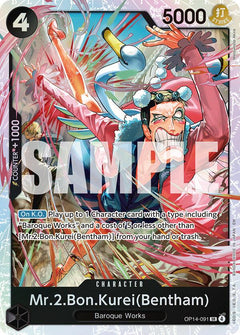 Mr.2.Bon.Kurei (Bentham) [OP14 - OP14-091] Super Rare - Bandai