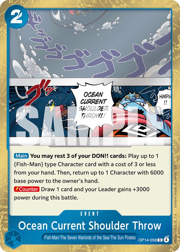 Ocean Current Shoulder Throw [OP14 - OP14-058] - The Azure Sea's Seven