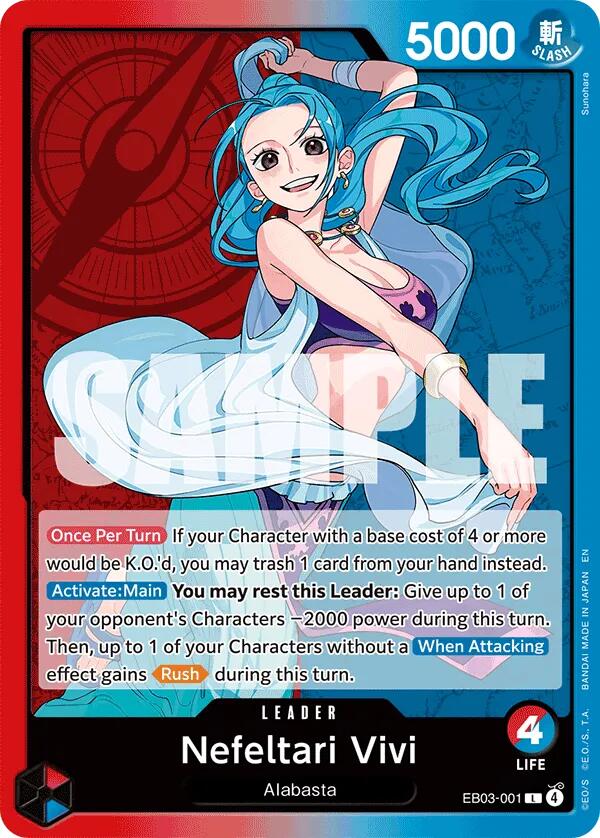 Nefeltari Vivi (001) [EB-03 - EB03-001] - Extra Booster: One Piece Heroines Edition