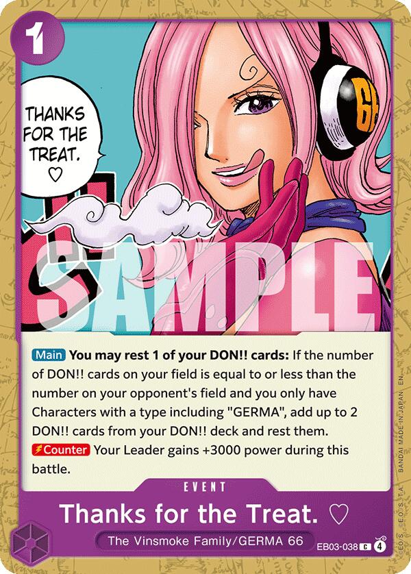 Thanks for the Treat. [EB-03 - EB03-038] - Extra Booster: One Piece Heroines Edition