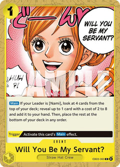 Will You Be My Servant? [EB-03 - EB03-060] - Extra Booster: One Piece Heroines Edition
