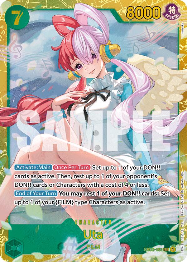 Uta (061) [EB-03 - EB03-061] Secret Rare - Bandai