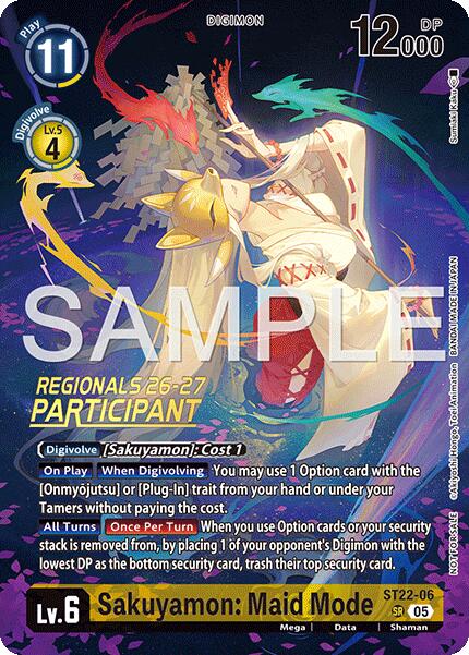 Sakuyamon: Maid Mode (Regionals 26-27 Season 1 Participant)