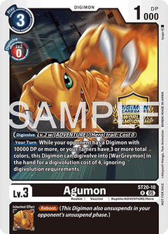 Agumon (World Championship 26–27 Regionals Season 1)