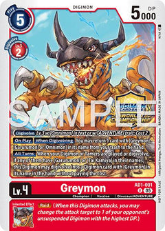 Greymon - AD1-001 (World Championship 26–27 Regionals Season 1)