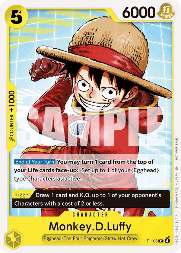 Monkey.D.Luffy (Tournament Pack 2026 Vol. 2) [OP-PR - P-106] Promo - Bandai