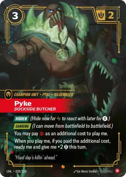 Pyke, Dockside Butcher